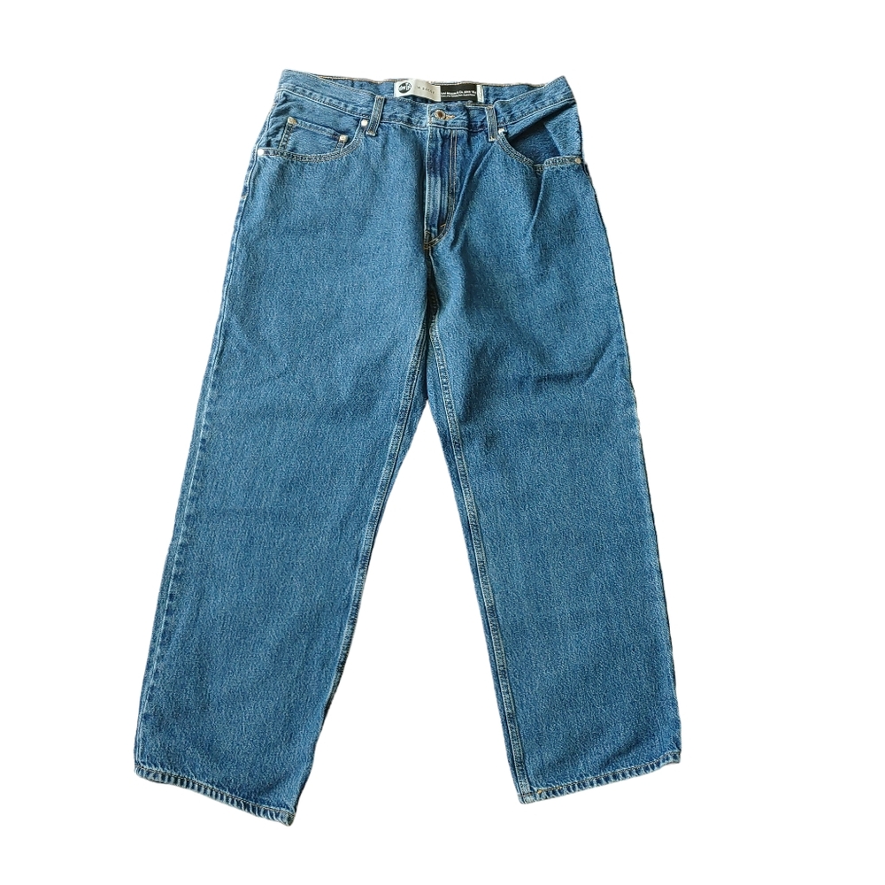 Levi's Silver Tab Blue 94 Baggy Vintage Style Wide Leg Jeans Size 32
